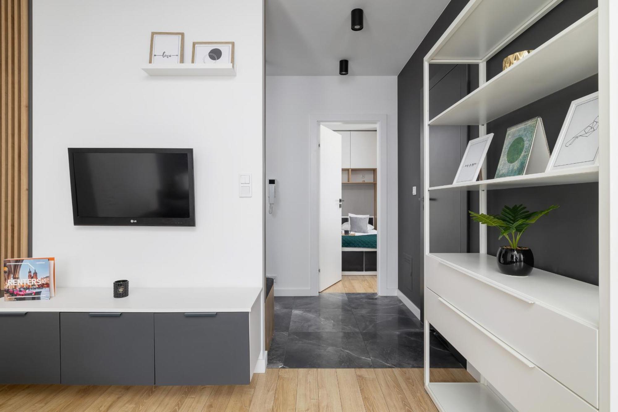 Elegant Apartment In Cracow With Balcony, Parking And Desk By Noclegi Renters Cracóvia Exterior foto